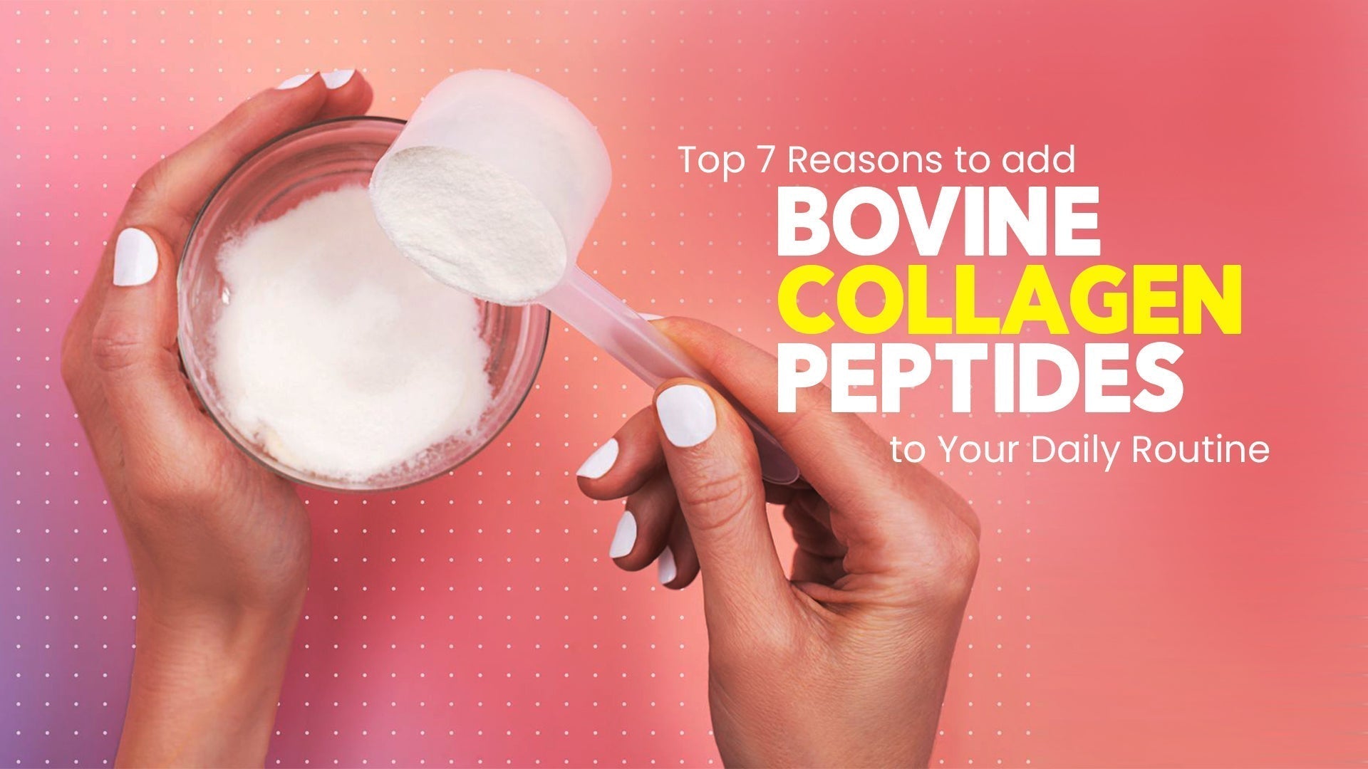 Bovine collagen peptides