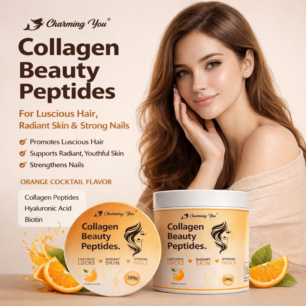 Charming You Collagen Beauty Peptides Orange Flavor